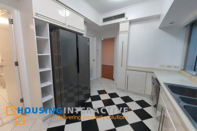 bare 3br unit with parking for lease in pacific plaza towers