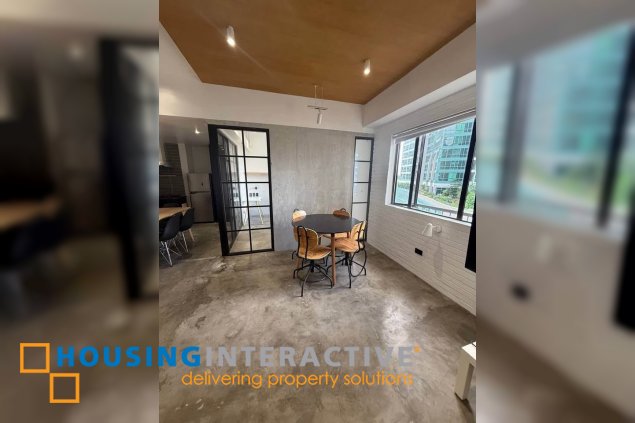 furnished 2br unit with balcony and parking for rent in park terraces