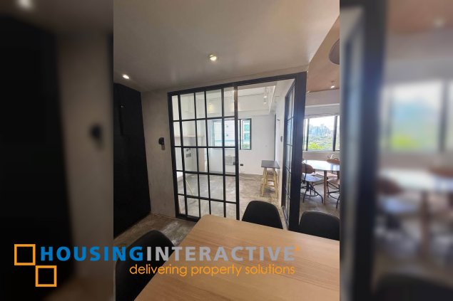 furnished 2br unit with balcony and parking for rent in park terraces