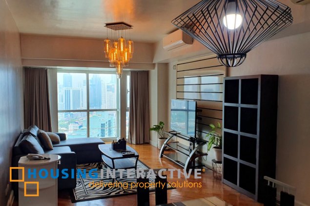 fully furnished 1br unit with parking for rent in the manansala