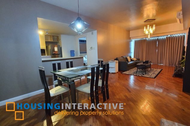 fully furnished 1br unit with parking for rent in the manansala