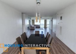 semi-furnished 3br unit for lease in pacific plaza towers