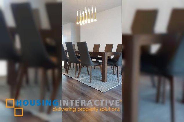 semi-furnished 3br unit for lease in pacific plaza towers