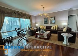fully furnished 3br unit with parking for rent in one roxas triangle