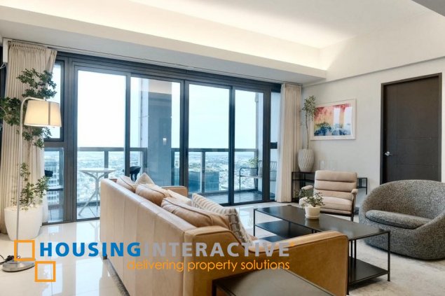 4br penthouse unit with balcony and parking for rent in uptown ritz residences