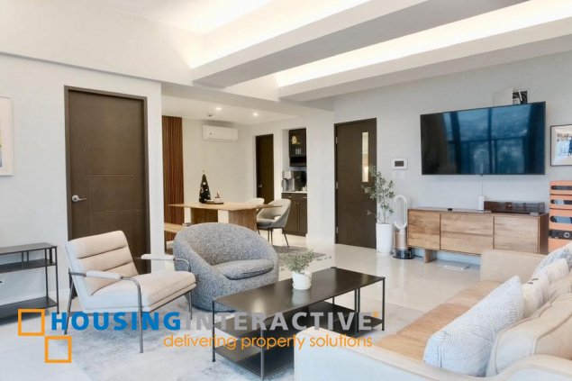 4br penthouse unit with balcony and parking for rent in uptown ritz residences