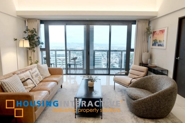 4br penthouse unit with balcony and parking for rent in uptown ritz residences