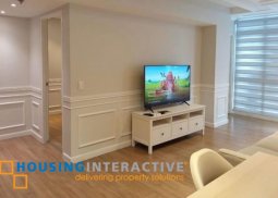 nicely furnished 2br unit with balcony and parking for rent in two serendra