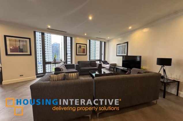 fully furnished 3br unit with parking for rent in essensa east forbes