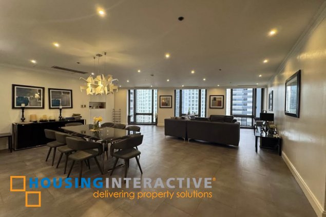 fully furnished 3br unit with parking for rent in essensa east forbes