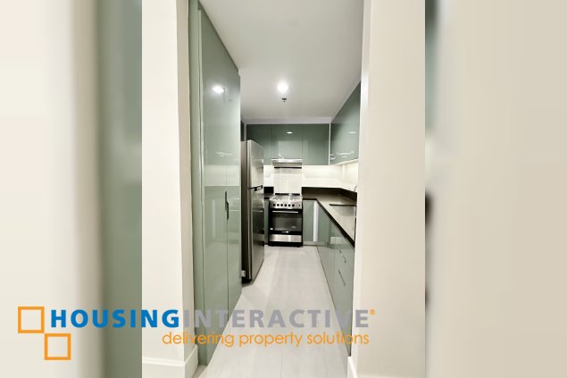 fully furnished 1br unit with parking for rent/sale in proscenium at rockwell
