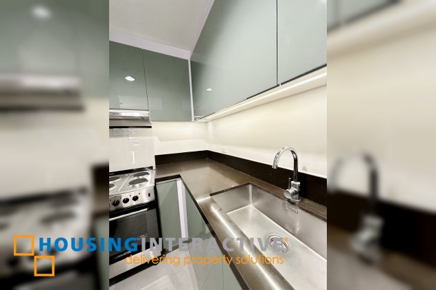 fully furnished 1br unit with parking for rent/sale in proscenium at rockwell