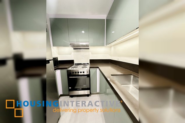 fully furnished 1br unit with parking for rent/sale in proscenium at rockwell