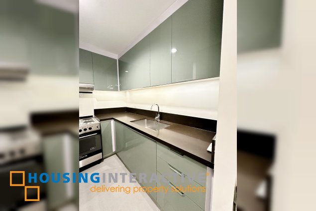 fully furnished 1br unit with parking for rent/sale in proscenium at rockwell
