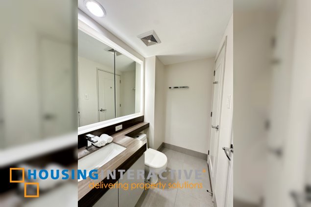 fully furnished 1br unit with parking for rent/sale in proscenium at rockwell