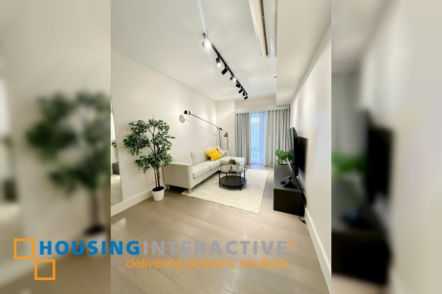 fully furnished 1br unit with parking for rent/sale in proscenium at rockwell