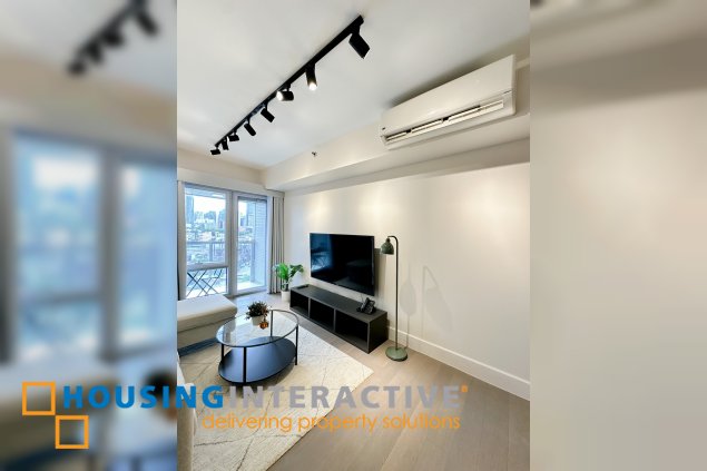 fully furnished 1br unit with parking for rent/sale in proscenium at rockwell