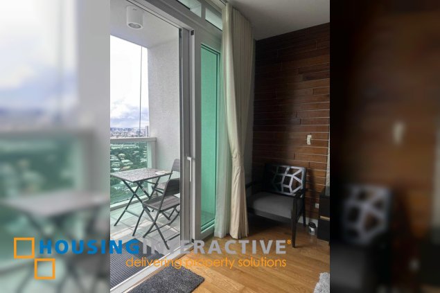fully furnished 2br unit with balcony and parking for lease in park terraces