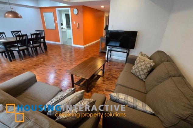 fully furnished 2br unit with parking for rent in one salcedo place