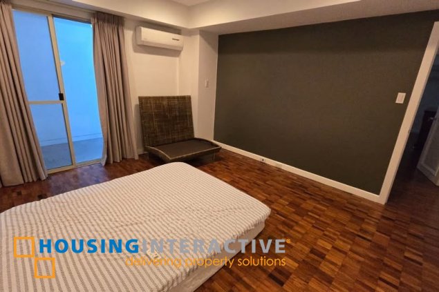 fully furnished 2br unit with parking for rent in one salcedo place