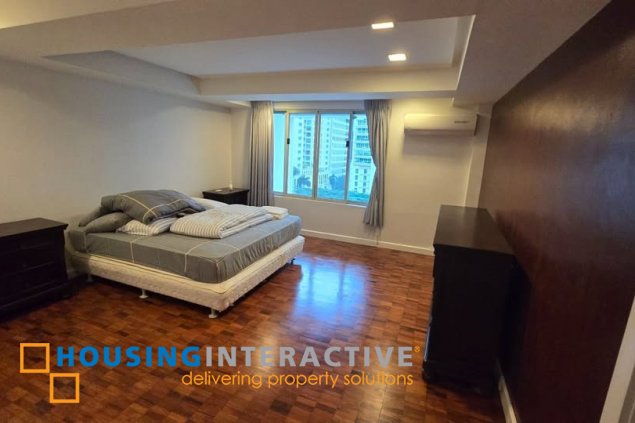 fully furnished 2br unit with parking for rent in one salcedo place