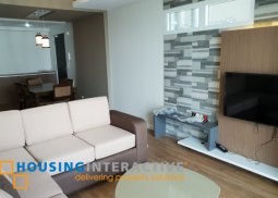 fully furnished 1br unit with balcony and parking for lease in two serendra