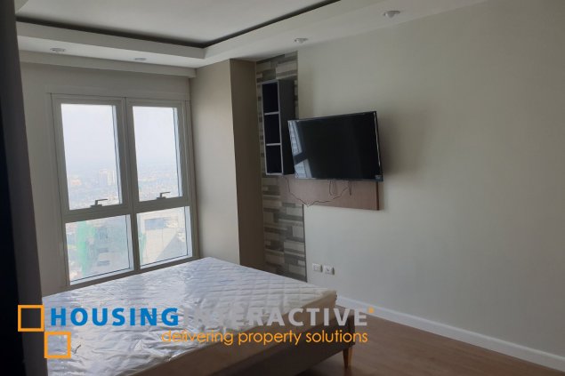 fully furnished 1br unit with balcony and parking for lease in two serendra