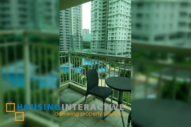 fully furnished studio unit for rent in two serendra