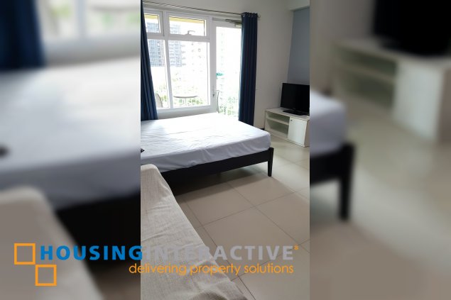 fully furnished studio unit for rent in two serendra