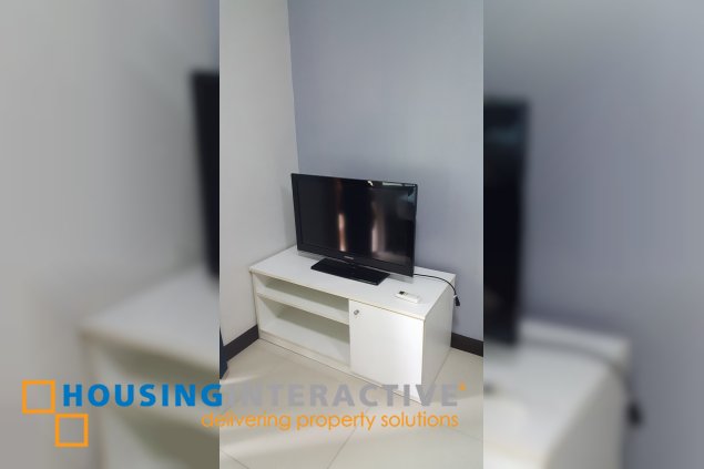 fully furnished studio unit for rent in two serendra
