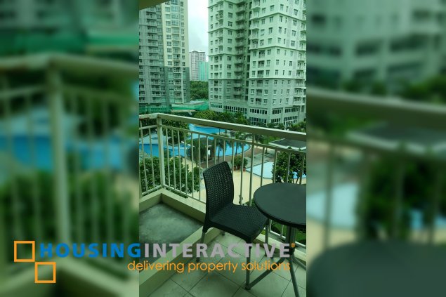 fully furnished studio unit for rent in two serendra