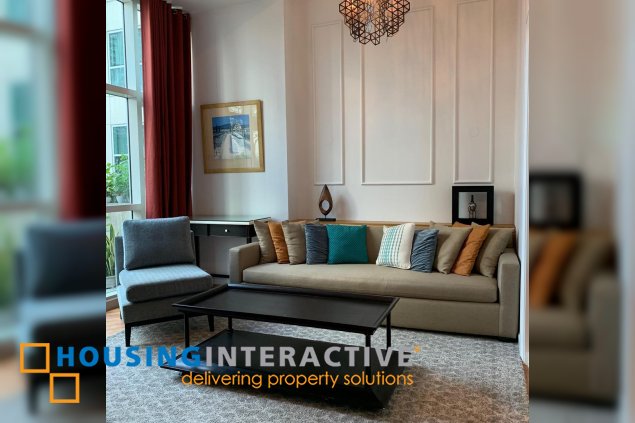 fully furnished 1br unit with parking for lease in the manansala