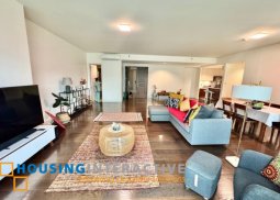 semi-furnished 3br unit with parking for sale in edades tower