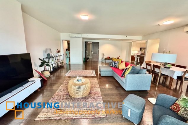 semi-furnished 3br unit with parking for sale in edades tower