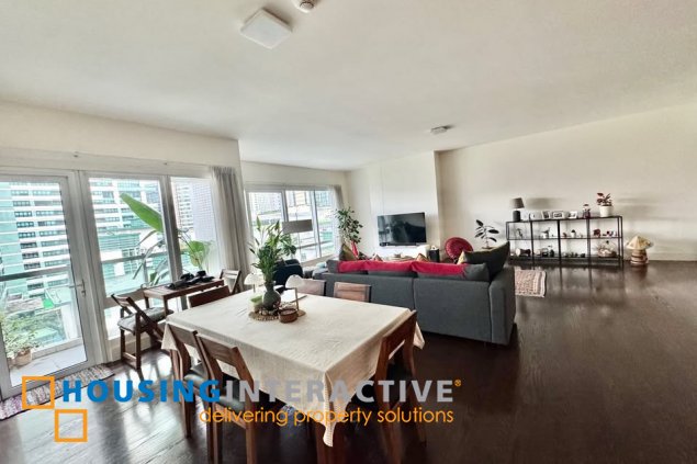 semi-furnished 3br unit with parking for sale in edades tower