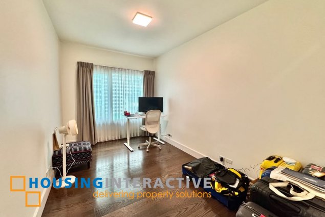 semi-furnished 3br unit with parking for sale in edades tower
