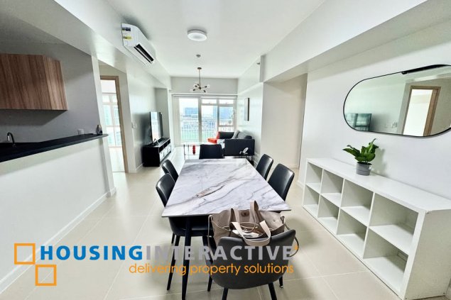 brandnew 3br unit with parking for rent in park cascades, arca south