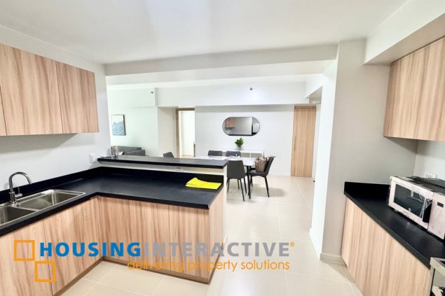 brandnew 3br unit with parking for rent in park cascades, arca south