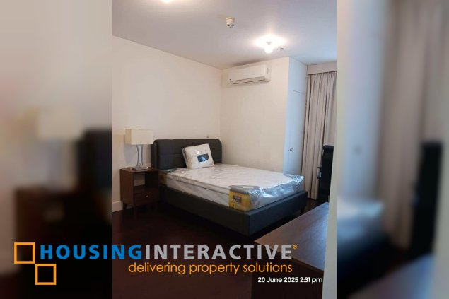 fully furnished 2br unit with parking for lease in garden towers