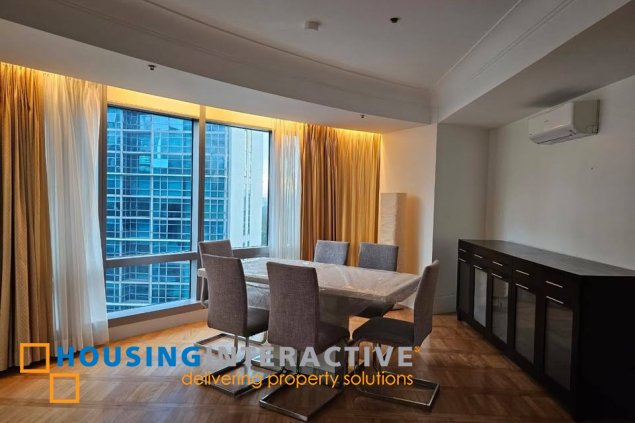 for lease: 3br unit with balcony and parking for lease in one mckinley place