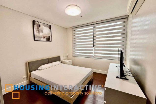 fully furnished 2br unit with parking for rent in garden towers
