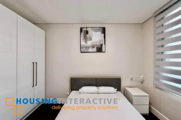 fully furnished 2br unit with parking for rent in garden towers