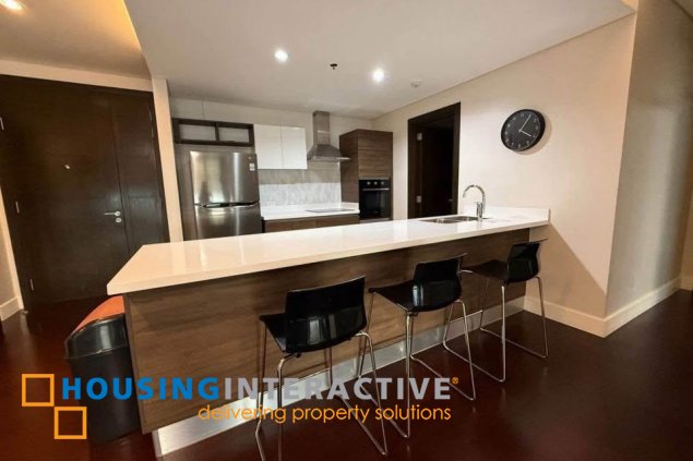 fully furnished 2br unit with parking for rent in garden towers