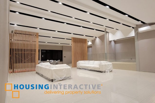 4br bungaloe house with pool for lease in forbes park, makati