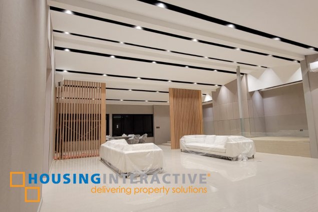 4br bungaloe house with pool for lease in forbes park, makati