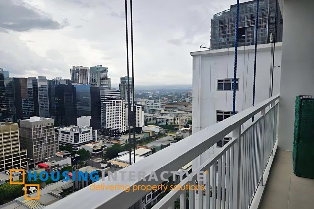 fully furnished 2br unit with parking for sale in verve residences