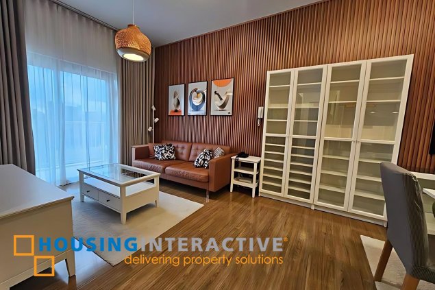 fully furnished 2br unit with parking for sale in verve residences
