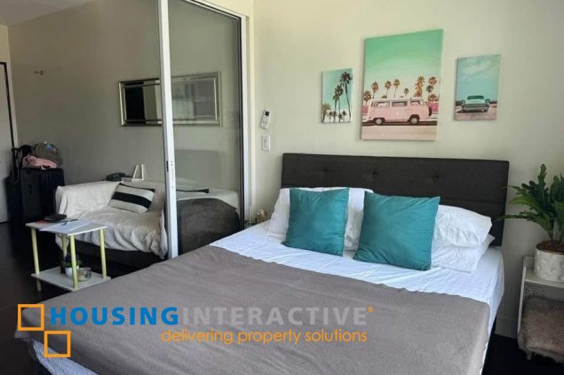 fully furnished 1br unit with parking for sale in acqua private residences