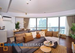 fully furnished 1br unit for lease in acqua private residences