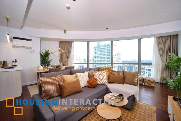 fully furnished 1br unit for lease in acqua private residences